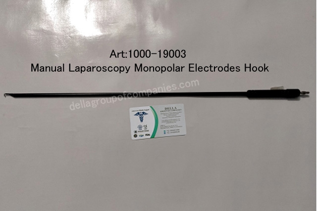 Manual Laparoscopy Monopolar Electrodes Hook