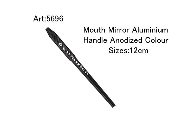 Mouth Mirror Aluminium Handle Anodized Colour