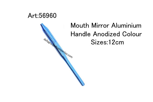 Mouth Mirror Aluminium Handle Anodized Colour