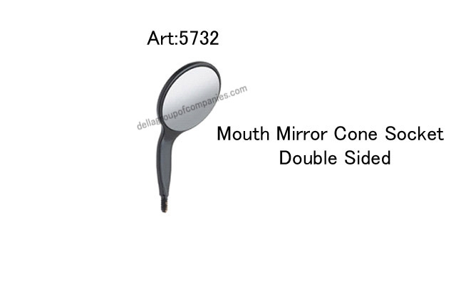 Mouth Mirror Cone Socket Double Sidede 
