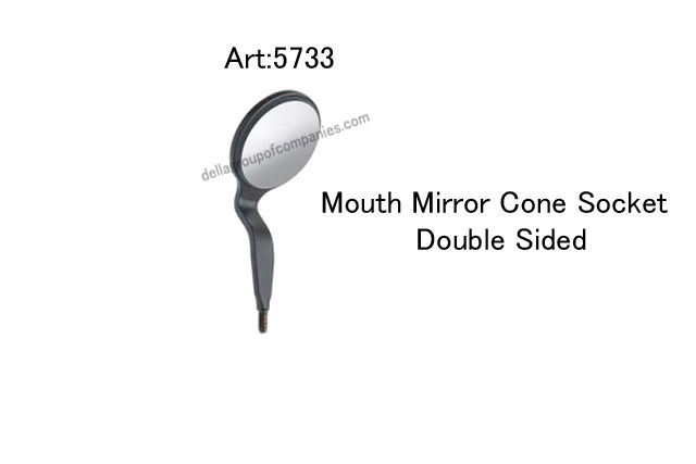 Mouth Mirror Cone Socket Double Sidede