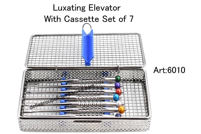 Luxating Elevator With Cassette Set Set Of 7