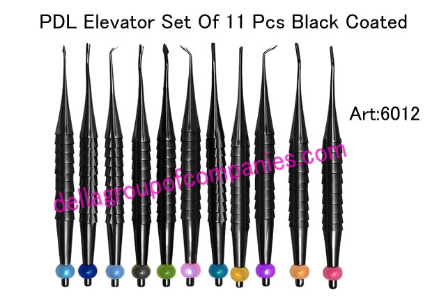 PDL Elevator Set Of 11 Pcs Black Coated