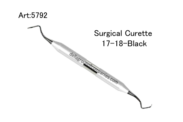 Surgical Curette 17-18- Black