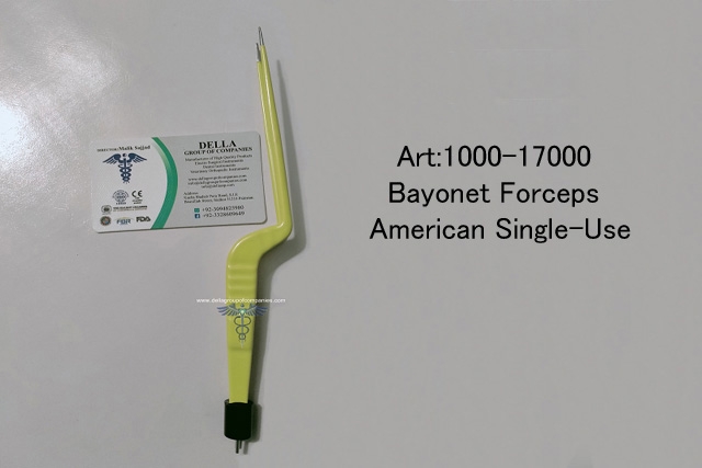 Bayonet Forceps  American Single-Use