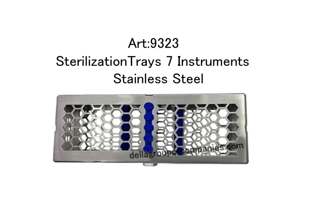 Locking Sterilization Trays 7 Instruments Stainless Steel  