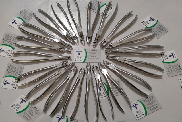 Dental English Roba Extraction Forceps set of 10 Pcs