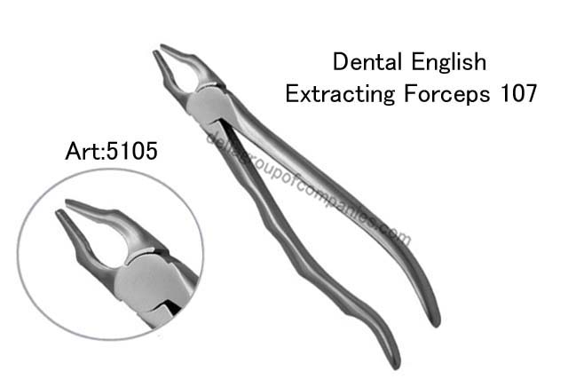 Dental English  Extraction Forceps  Anatomical & finger Handle 