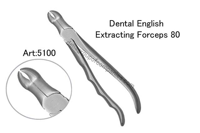 Dental English  Extraction Forceps  Anatomical & finger Handle