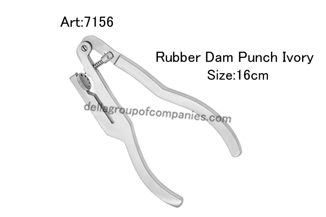 Ainsworth Rubber Dam Punch  Ivory