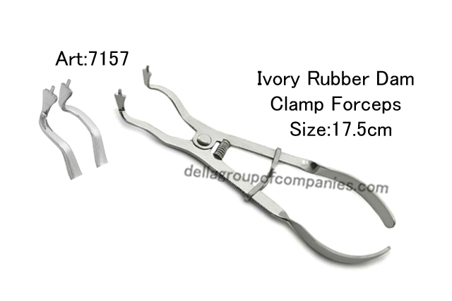  Ivory Rubber Dam Clamp Forceps 