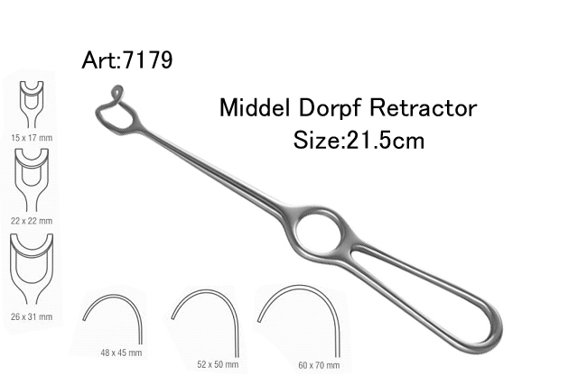 Middel Dorpf Retractors 