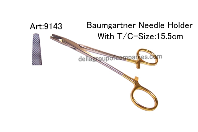 Baumgartner Needle Holder With T/C