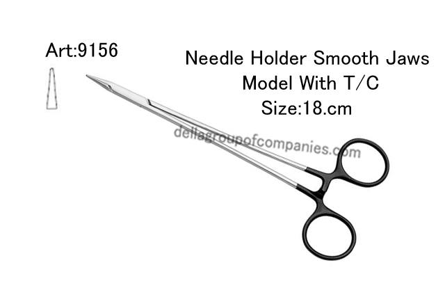 Needle Holder Smooth Jaws  Model With T/C  
