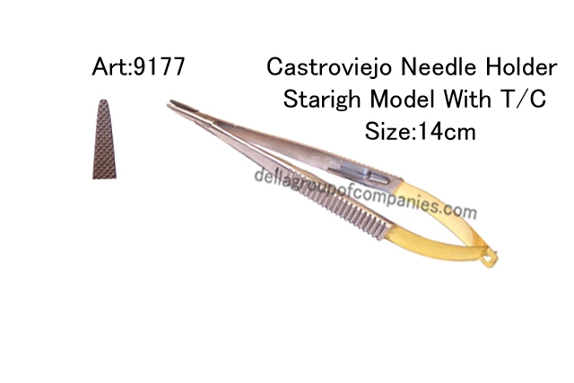 Castroviejo Needle Holder Straight Model With T/C​ 