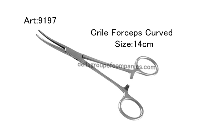 Cerile Forceps Curved  